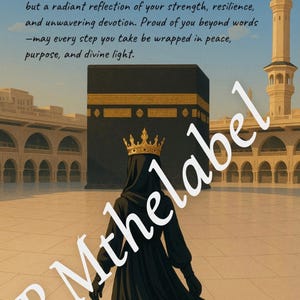 Parabéns Hijabi, cartão de felicitações islâmico
