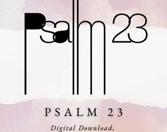 Psalm 23 inspired digital art transparent PNG download