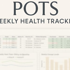 POTS Indikator für Chronische Krankheiten, Energie & Gesundheit (Digitaler Download)
