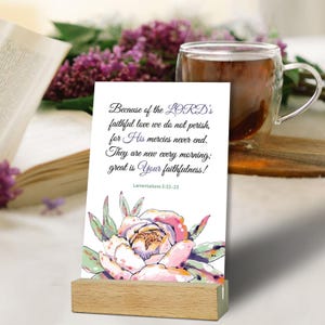 Conjunto de presentes cristãos – Presente de fé inspirador para mulheres, cartões de escrituras diárias, versículos bíblicos devocionais, presente de encorajamento