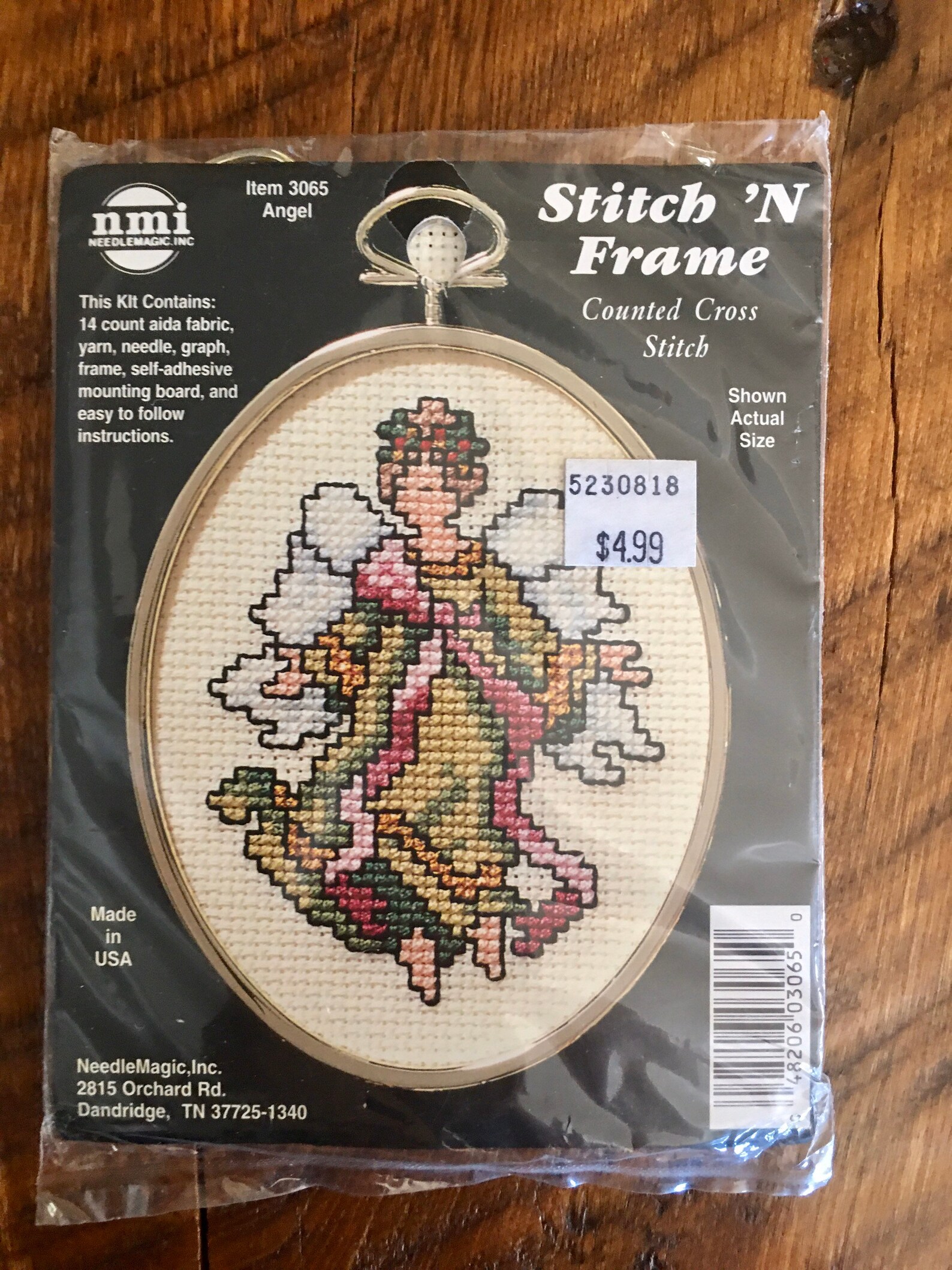 Angel Cross Stitch Kit Set of 4 New Christmas Counted Crossstitch Kits DIY Angels Goose and