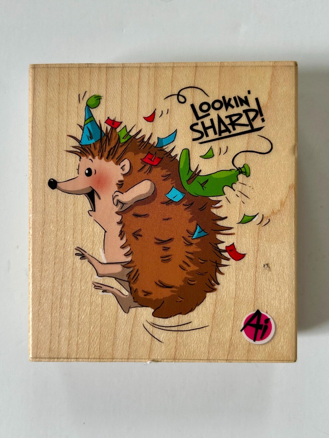 Art Impressions Lookin Sharp Happy Birthday Rubber Stamp Porcupine ...