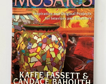 Vintage Mosaics book by Kaffee  Fasset  and Candace   Bahouth   diy how to tile art mosaics