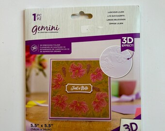 Crafter’s Companion 3D Embossing Folder Holly Jolly Embossing Folder ...
