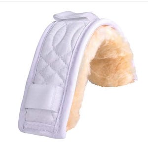 Horse Bridle Crown Pad – Soft Fleece Poll Protector for Sensitive Horses – Pressure Relief Comfort Cover – English & Western Tack