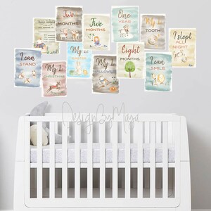 Cartes de jalon de bébé, Comptines, Cartes de jalon, Grossesse, Cadeau de fête de bébé, Nouveau cadeau de bébé