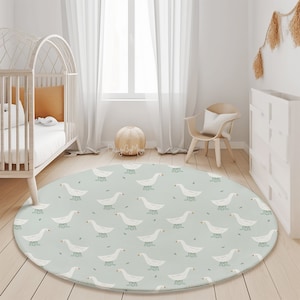 Ente in Stiefel Teppich, Teppich, Bauernhof Teppich, Weltkarte, Spielteppich, Spielteppich, Kinderzimmer, Kinderteppich, Kinderzimmer
