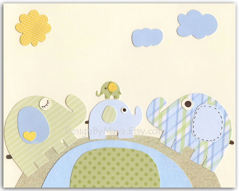 Baby boy Room wall art Decor Children Art print Etsy