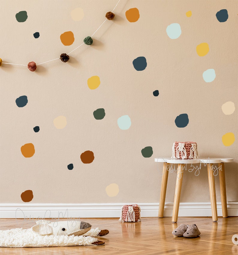 Guardería de estilo Boho decoración scandi para niños calcas | Etsy