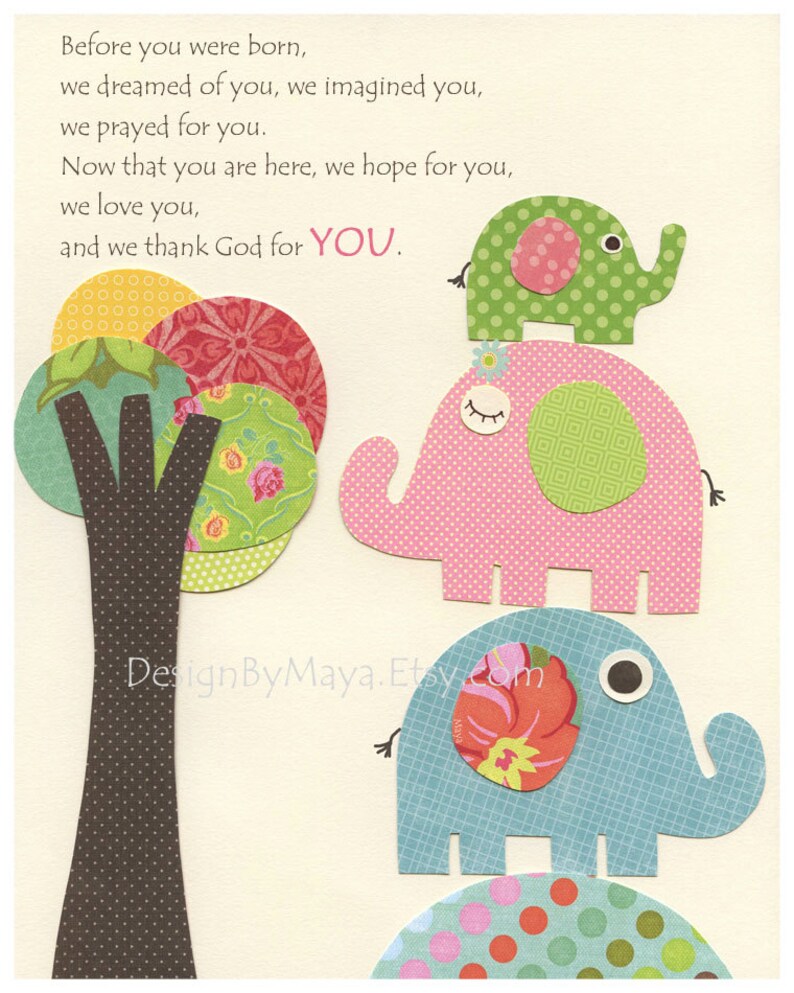 Nursery Print Baby Girl Room Decor Nursery Art Set of 6 Etsy