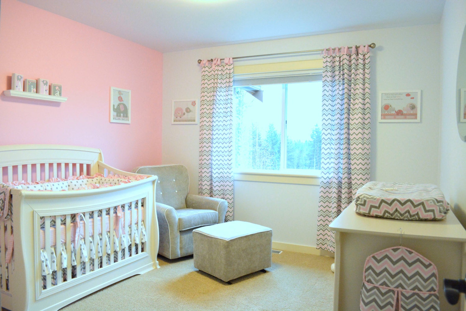 Baby girl art nursery wall art Baby girl room decor Nursery Etsy