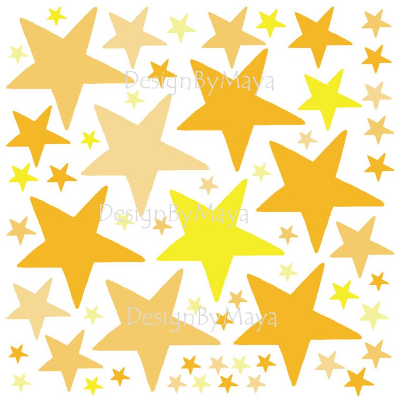 NEW Baby Nursery Wall Decals Gray Grey Stars Baby Etsy