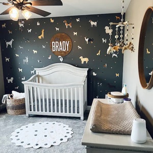 Nursery decals, Dogs decor, Nursery Wall Decals, Dogs Decals, Baby Wall Decor, Kids Decals, puppies Decals, Nursery Decor, Dog wall stickers