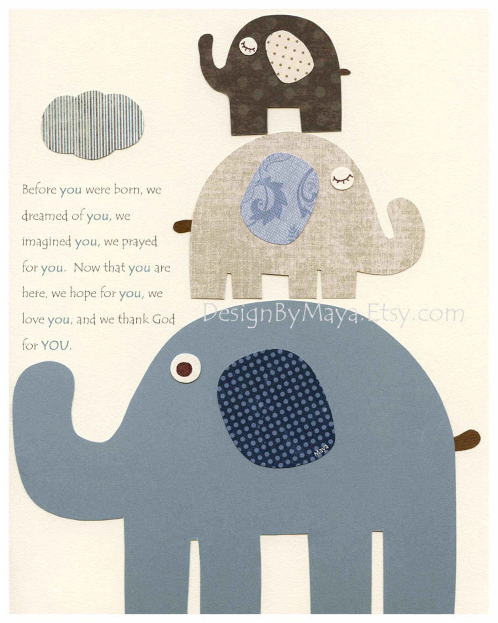 Nursery Art Baby Nursery Decor Nursery Wall Art // ABC // Etsy