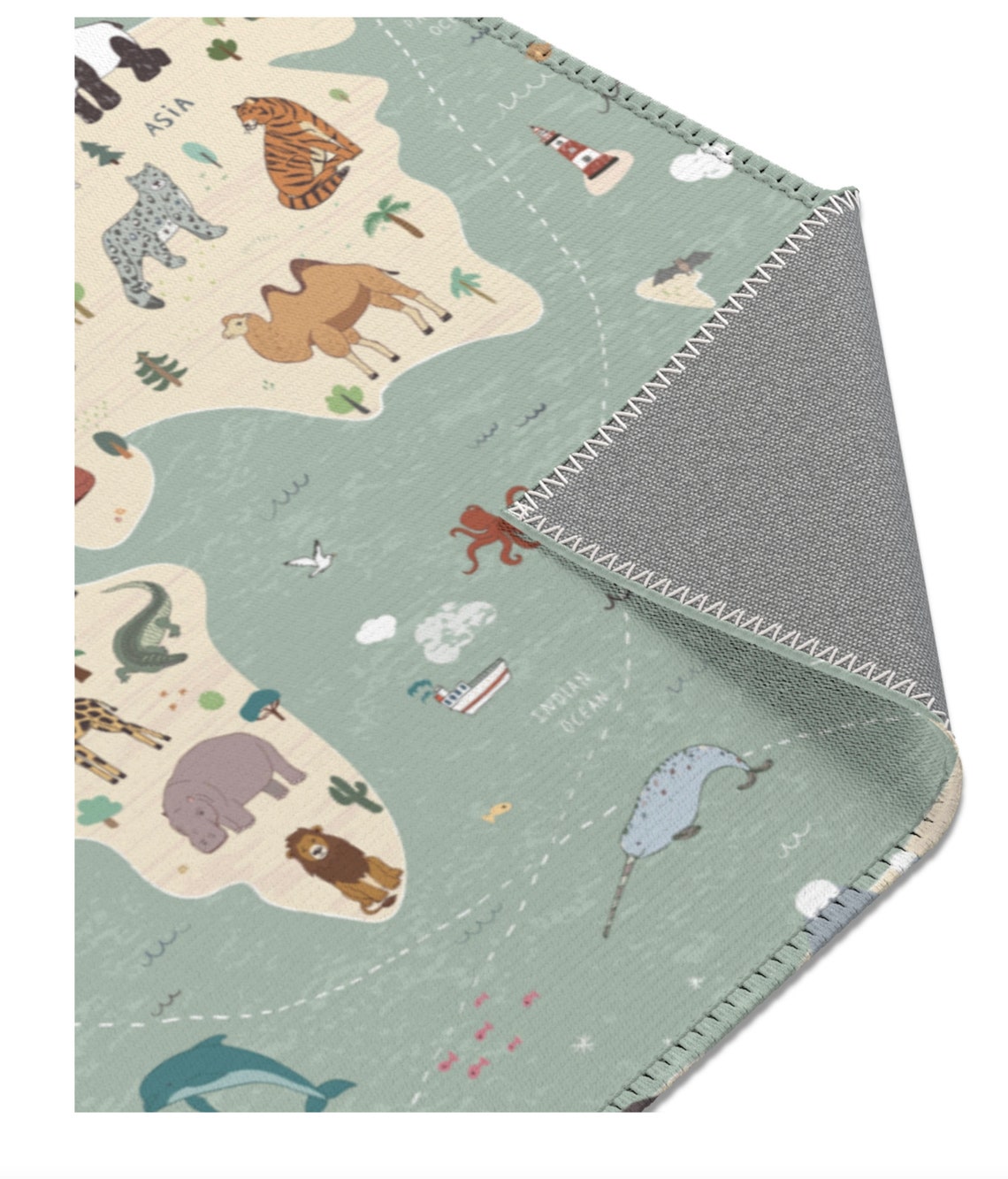 World Map Rug Play Rug Play Mat Nursery Rug Kids Rug Kids Etsy