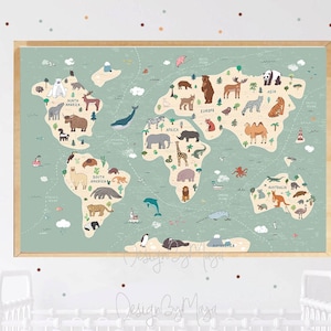 Weltkarte Kinderzimmer Baby Wanddeko Welt Tiere Kinderzimmer Aufkleber Polka Dots Babyzimmer Dekoration Stoff Aufkleber Baby Wandbilder
