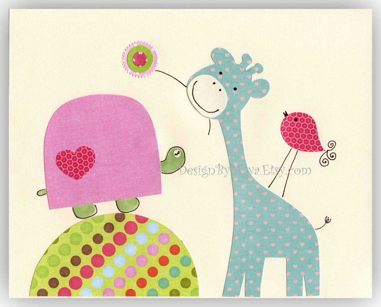 Nursery Print Baby Girl Room Decor Nursery Art Set of 6 Etsy