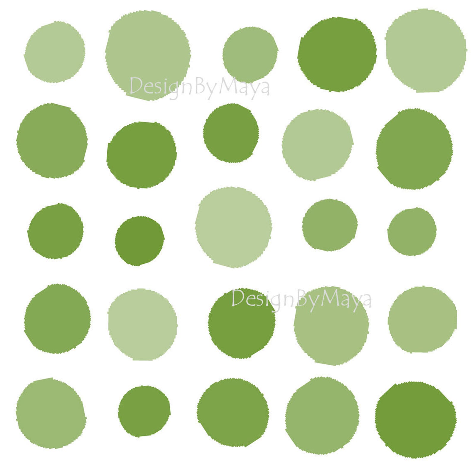 Dot Decal Polka Dot Wall Decal FUZZY Polka Dot Wall Etsy