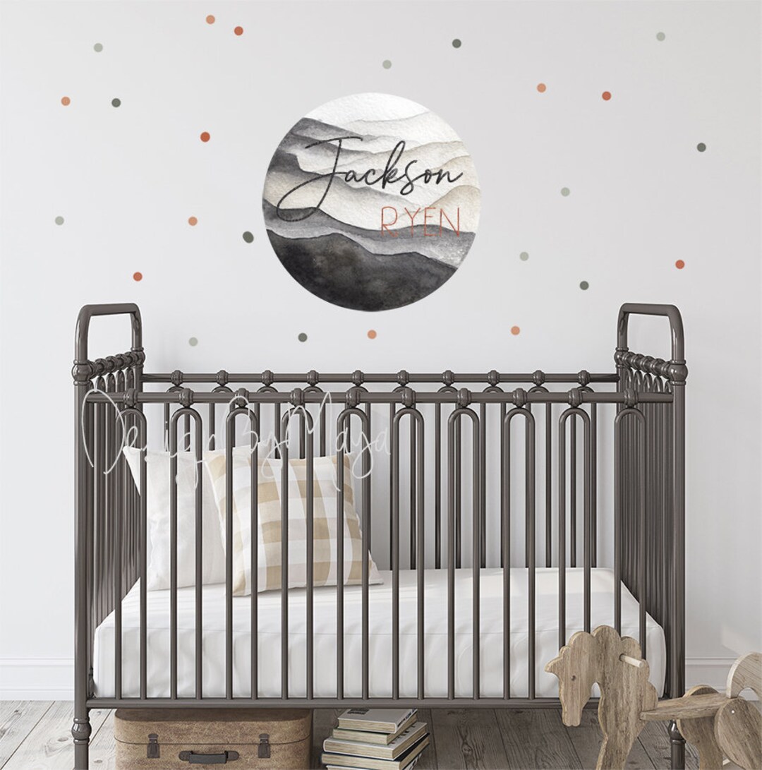 Name Sign Name Plate Baby Boy Room Decor Baby Shower Baby Decor Wood