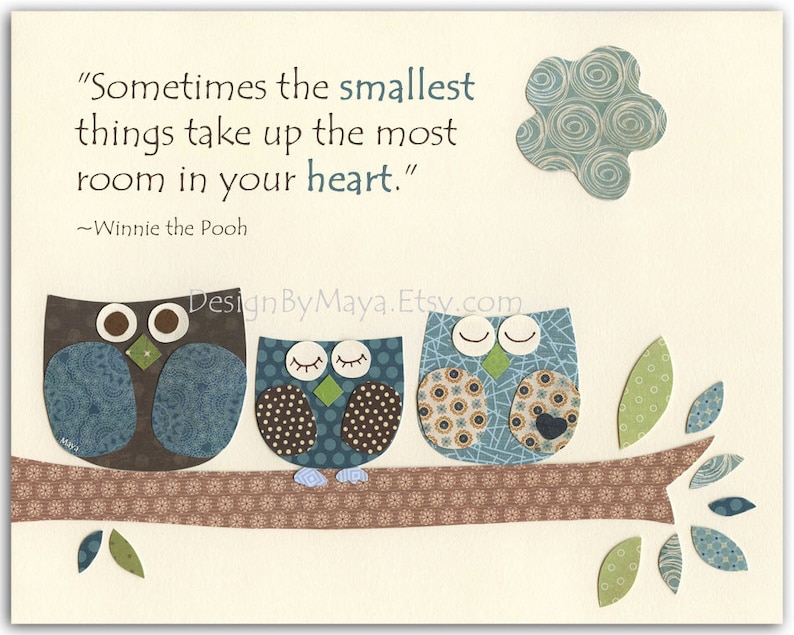 Baby Boy Owl Room Art Baby Boy Nursery Wall Art Decor | Etsy