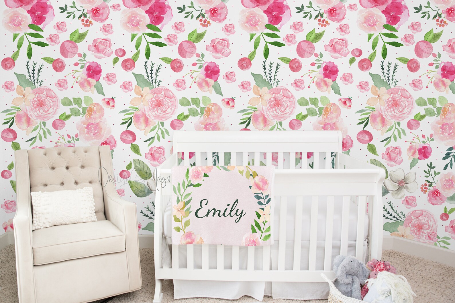 Space Wallpaper Baby Room Nursery Space Wallpaper Outer Etsy