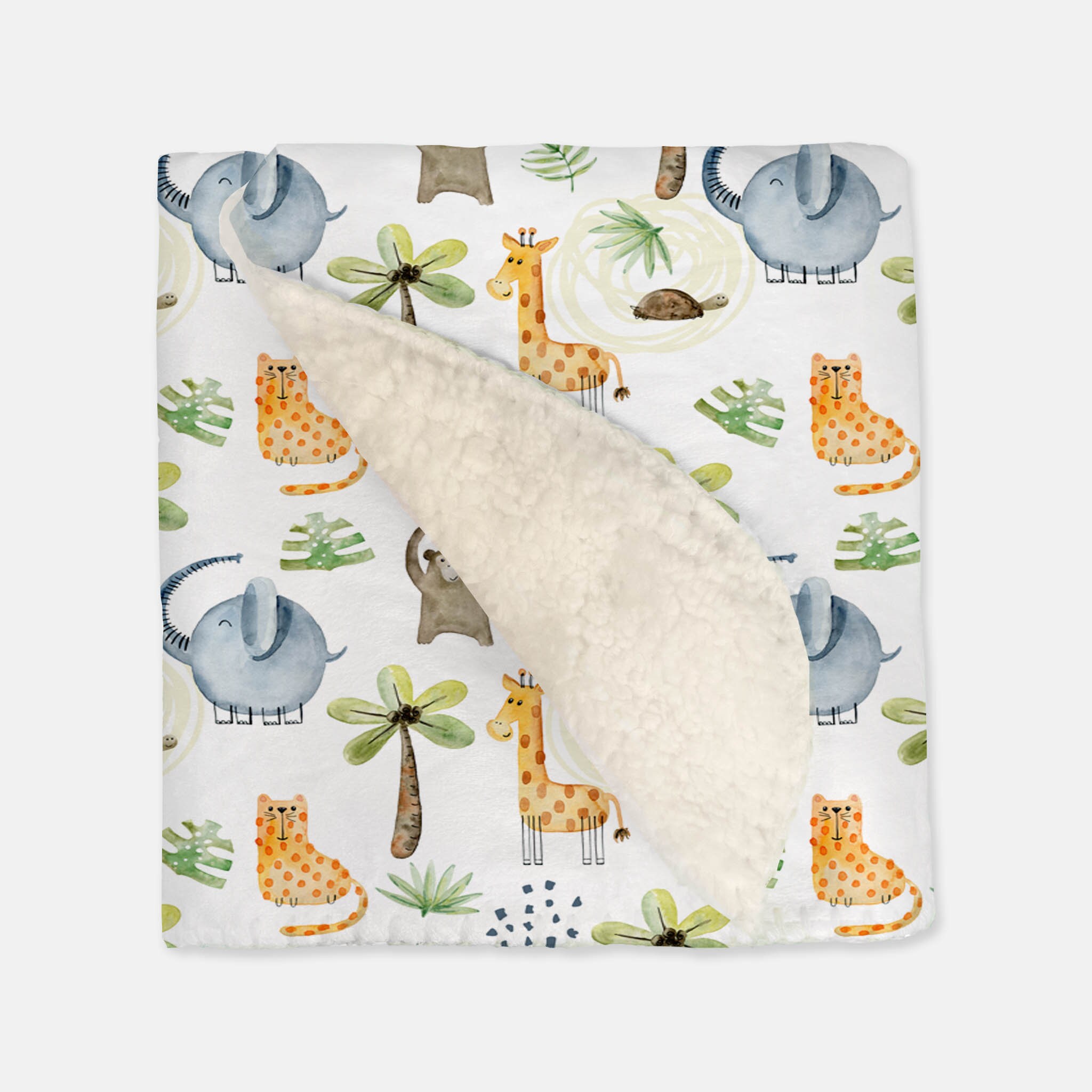 Zoo animals Safari blanket Nursery bedding Baby Zoo Jungle Etsy