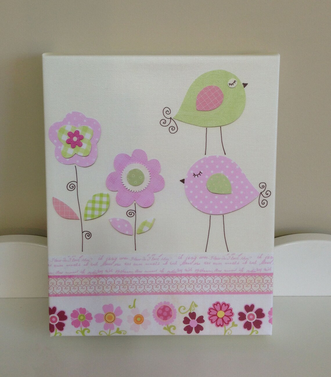 Baby Girl Room Decor Nursery Wall Art Canvas Baby Girll Room Etsy