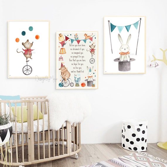 circus nursery decor