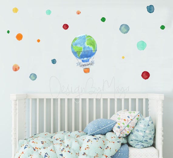 Oh The Places You Ll Go Decor Baby Nursery Wall Decals Etsy