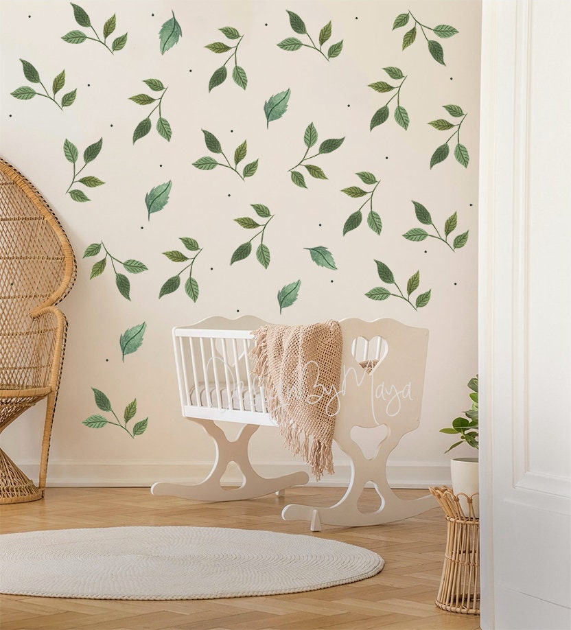 Botanical Background Sticker Tracing Paper Sticker (6 sheets)