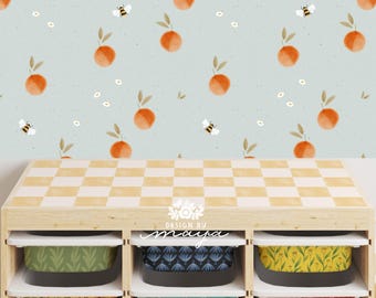 IKEA Trofast Sticker Set, Upgrade Decor, Floral Pattern