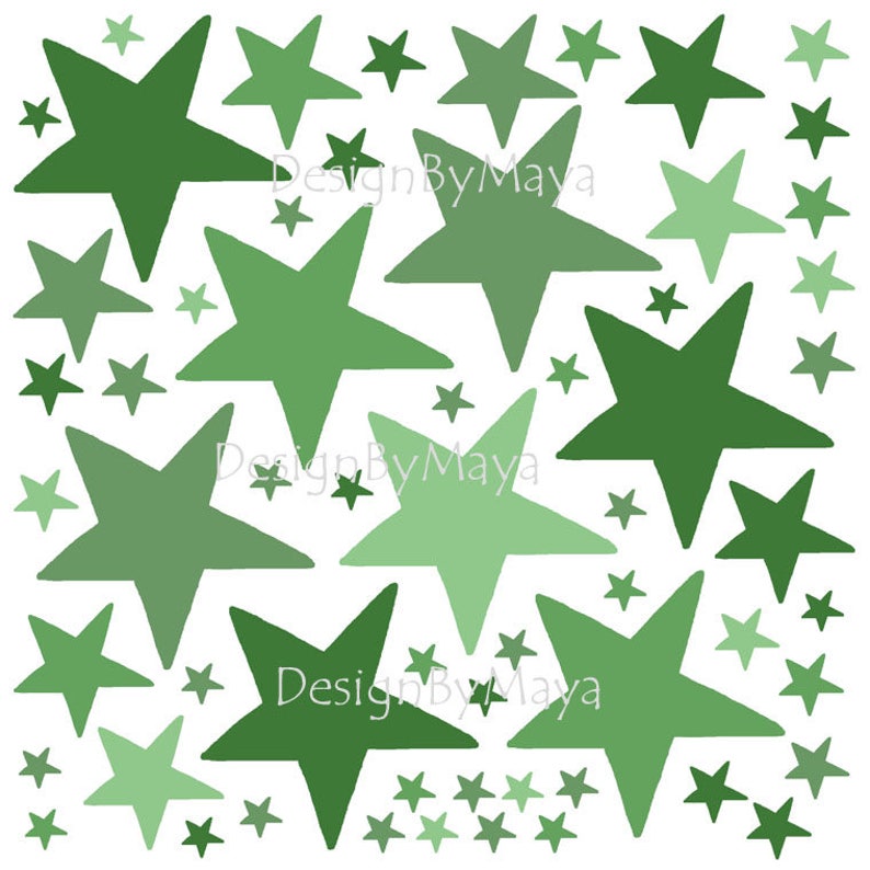 Nursery decor Baby Nursery Wall Decals Gray Grey Stars Etsy
