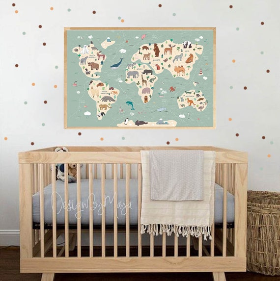 animal stickers for baby room