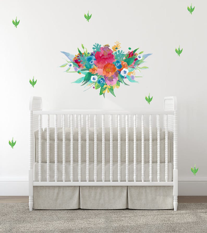 Baby Girl Nursery Wall Decals Room