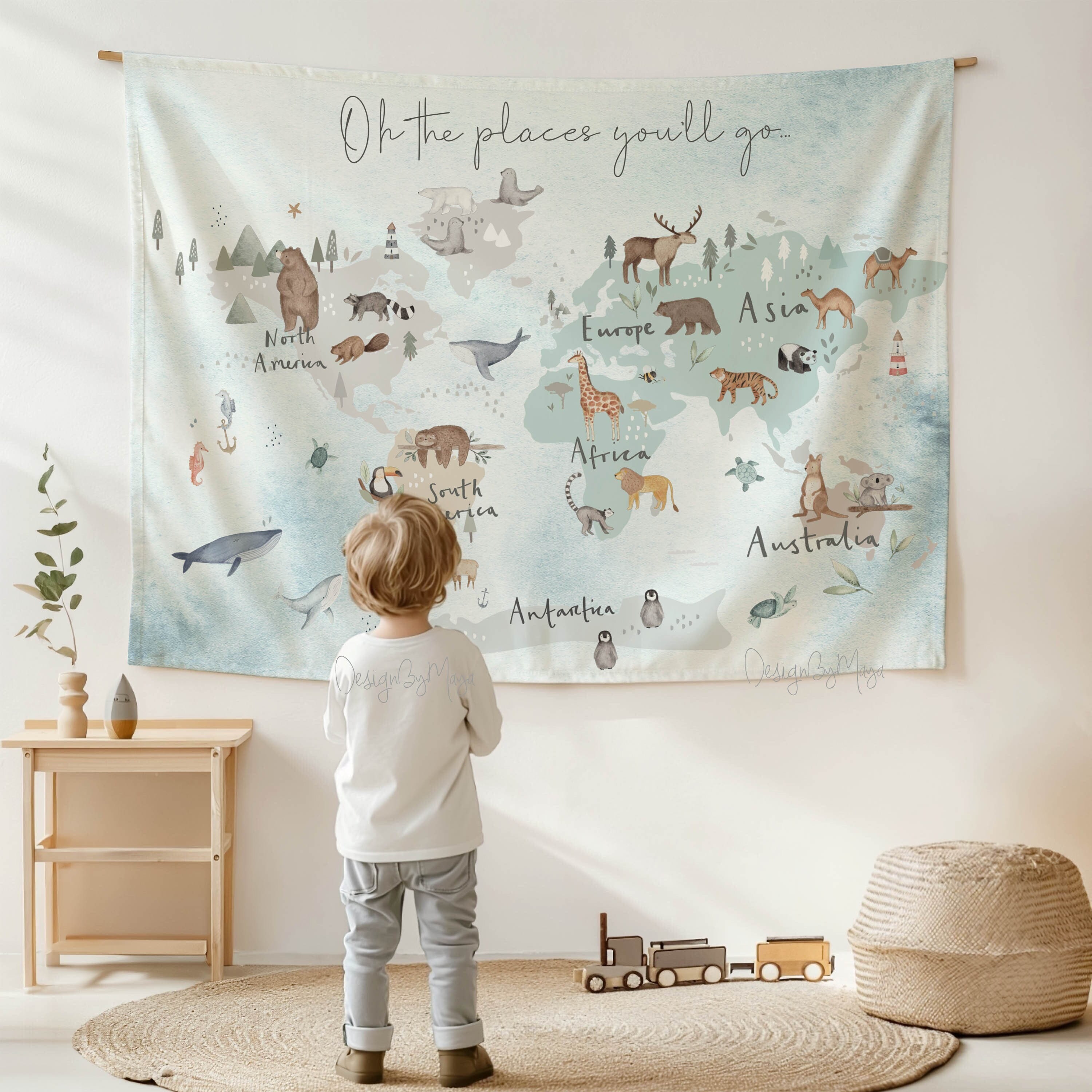 Playroom Tapestry Etsy