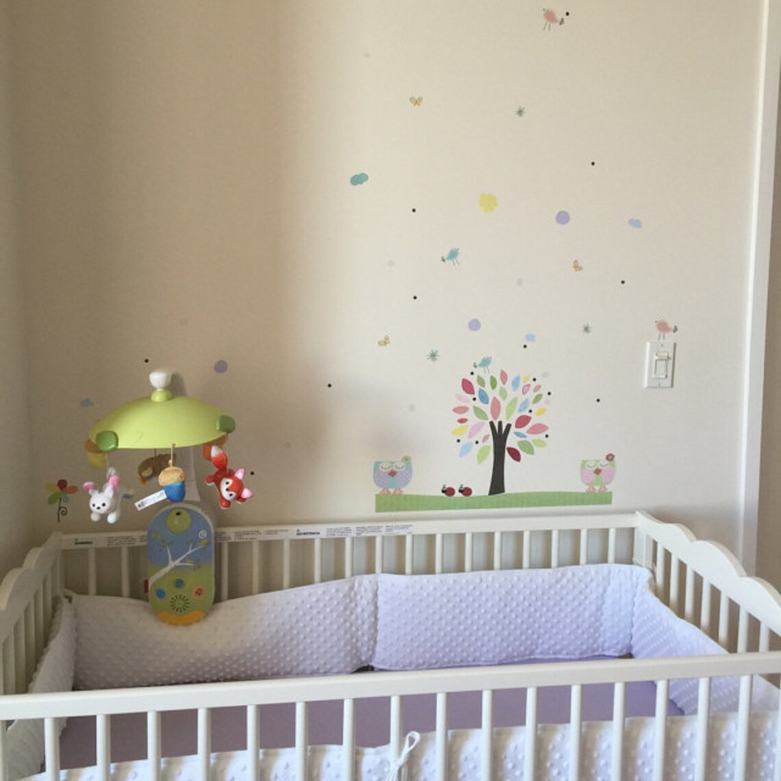 Nursery tree Wall Decals Baby Girl Room Nursery art decor Etsy