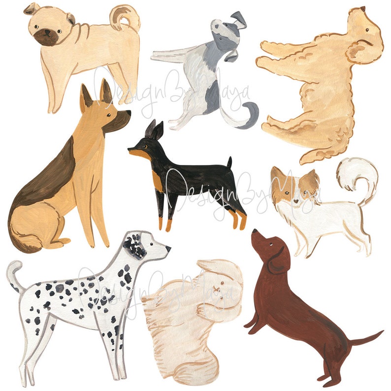Nursery Decals Dogs Decor Nursery Wall Decals Dogs Decals Etsy