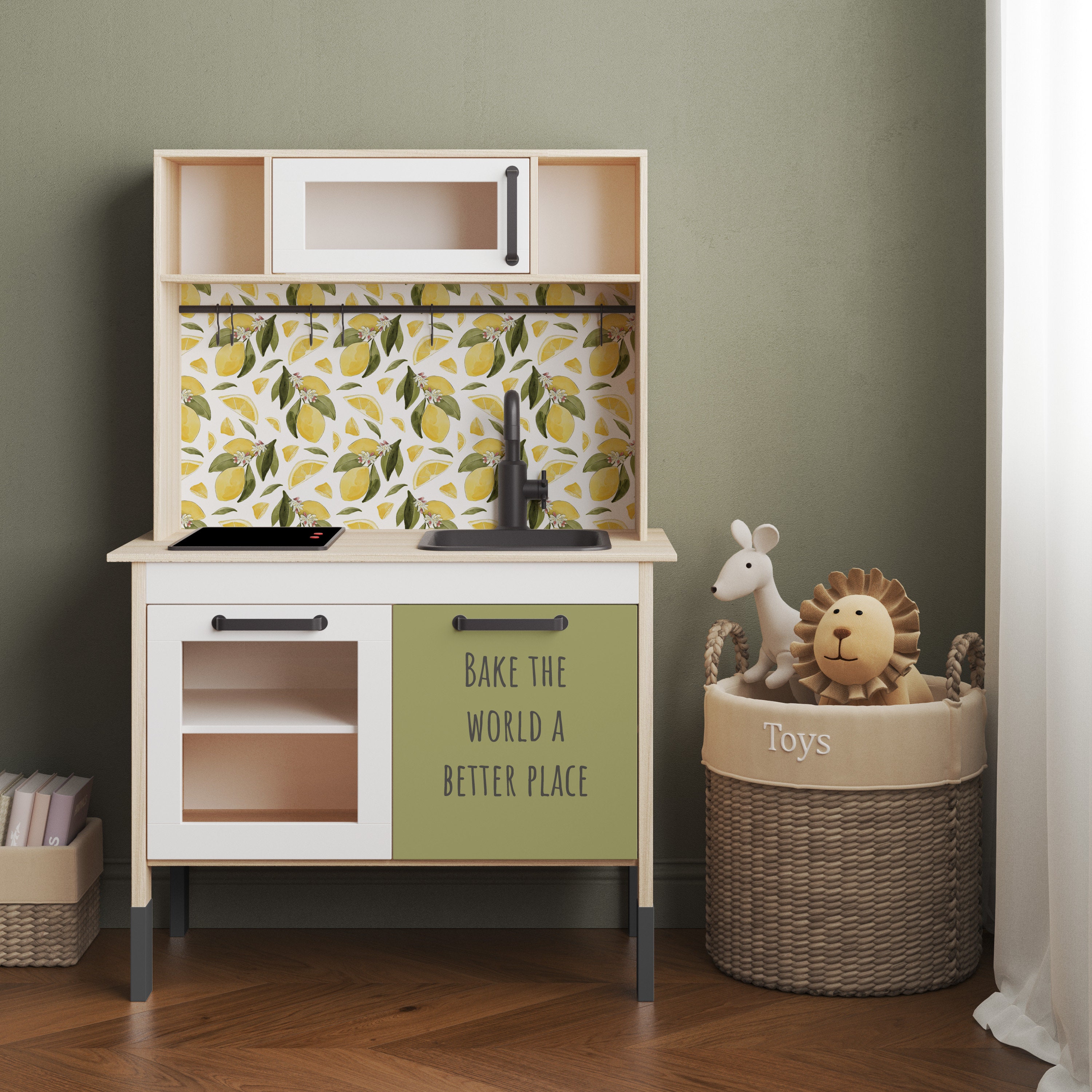 IKEA Duktig Play Kitchen Sticker Set, Kids Playroom Decor - Etsy