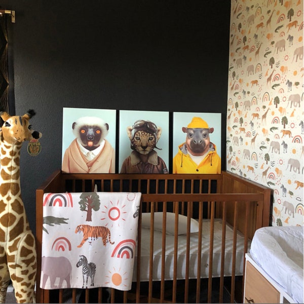 Zoo Kids Room Decor Etsy