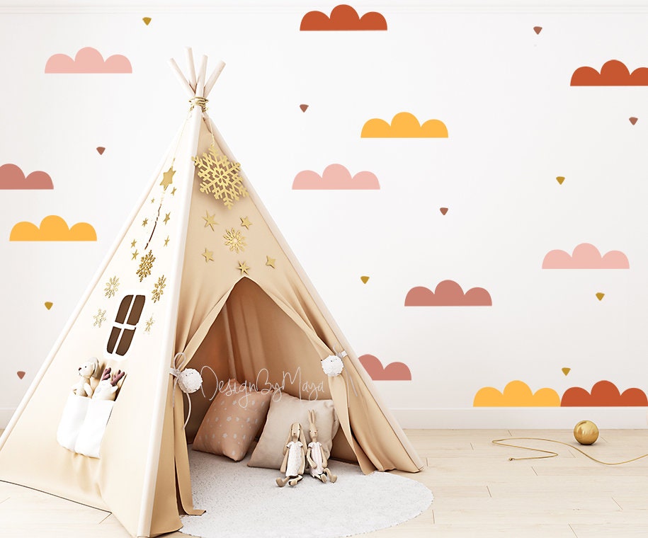 Half Moon Wall Decals Modern Wall Stickers Boho Nursery Etsy UK