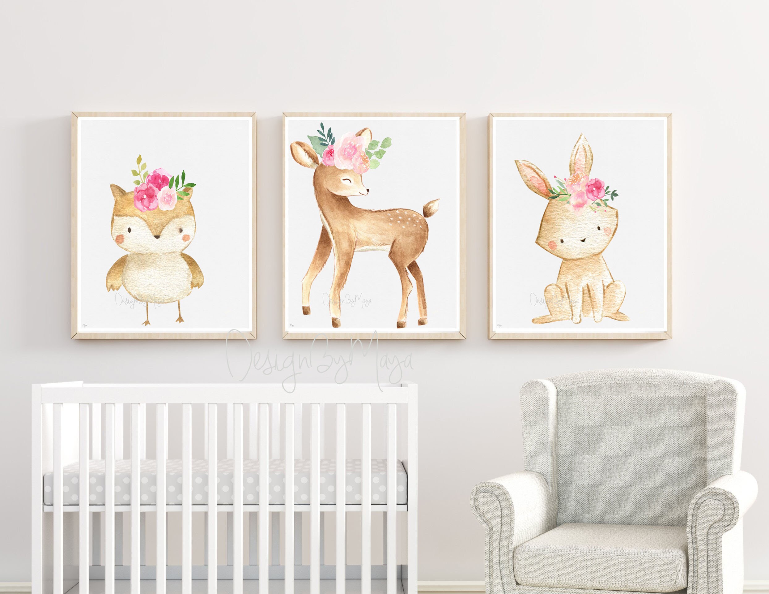 Decoración del bebé safari decoración del vivero decoración | Etsy