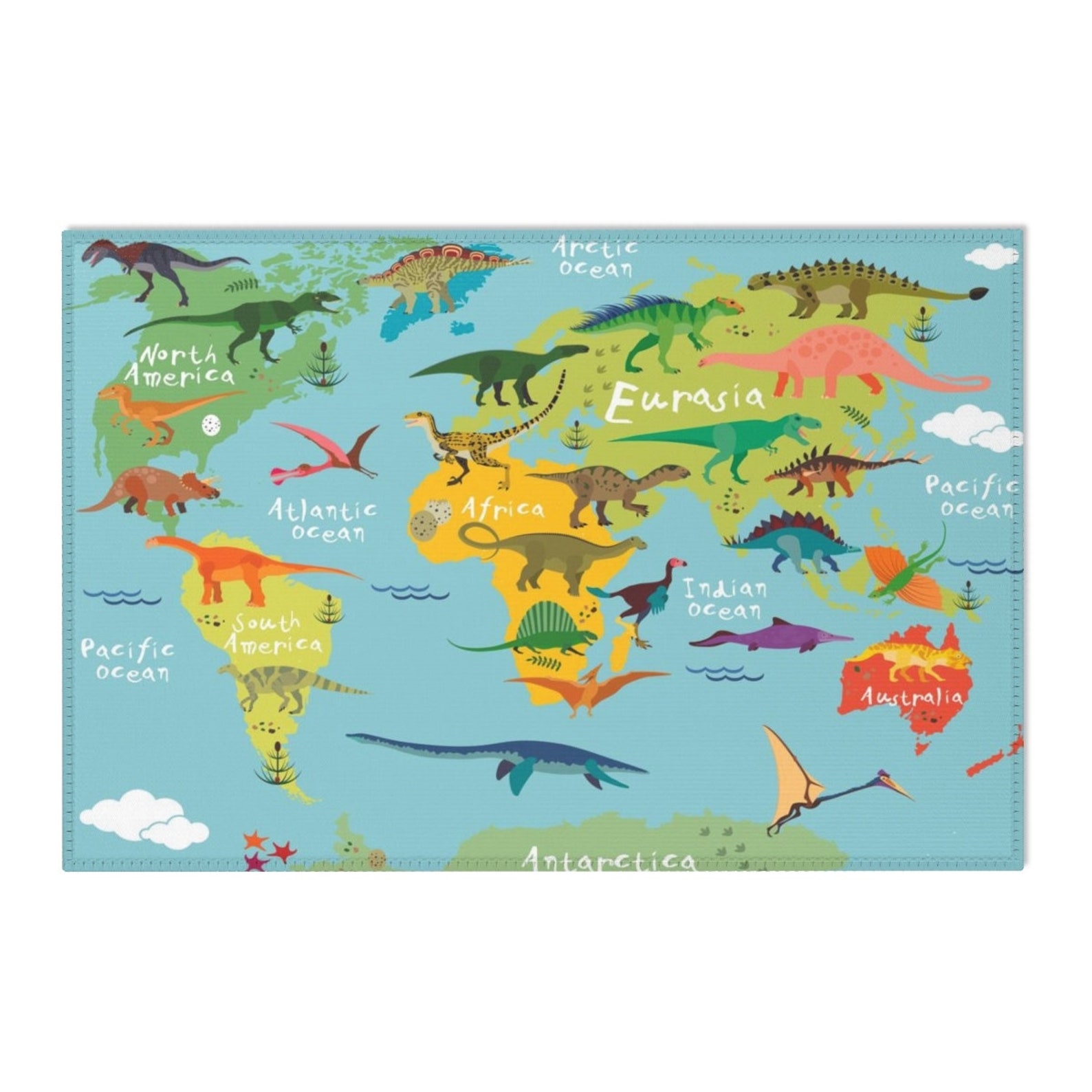 World Map Rug Play Rug Play Mat Nursery Rug Kids Rug Kids Etsy