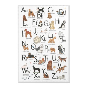 ABC Teppich, Spielteppich, Spielteppich, Spielteppich, Kinderteppich, Kinderzimmerteppich, Spielzimmer Teppich, Spielzimmer Teppich, Tierdecke, Weltkarte
