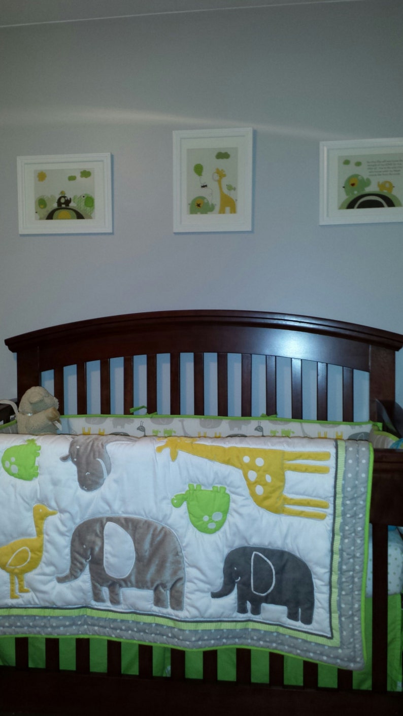 Kids Wall Art Nursery Decor // Baby Boy Room Art / Set 3 Etsy