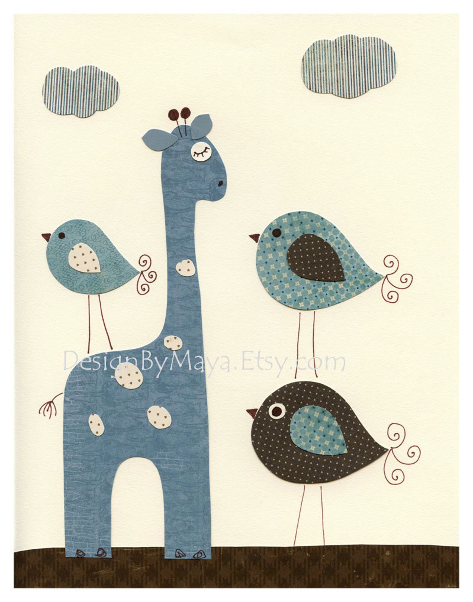 Baby Art Nursery Wall Art Print Baby Boy Room Set of Prints Etsy