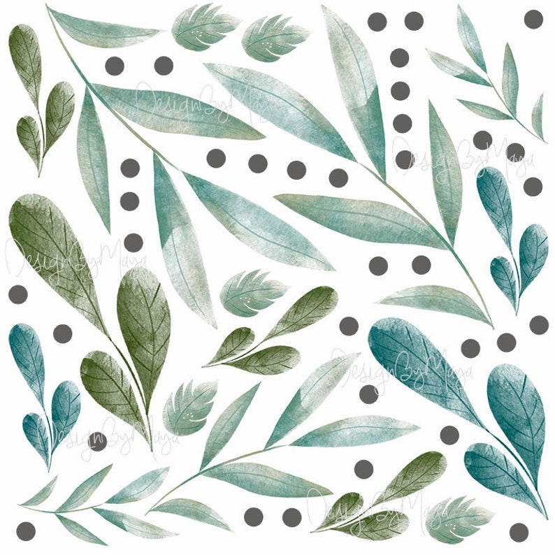 Safari Decals Watercolor Safari Wall Stickers Safari Wall Etsy