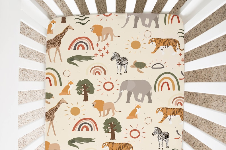 Ocean Life Crib Sheet Under the Sea Bedding Ocean Life Etsy