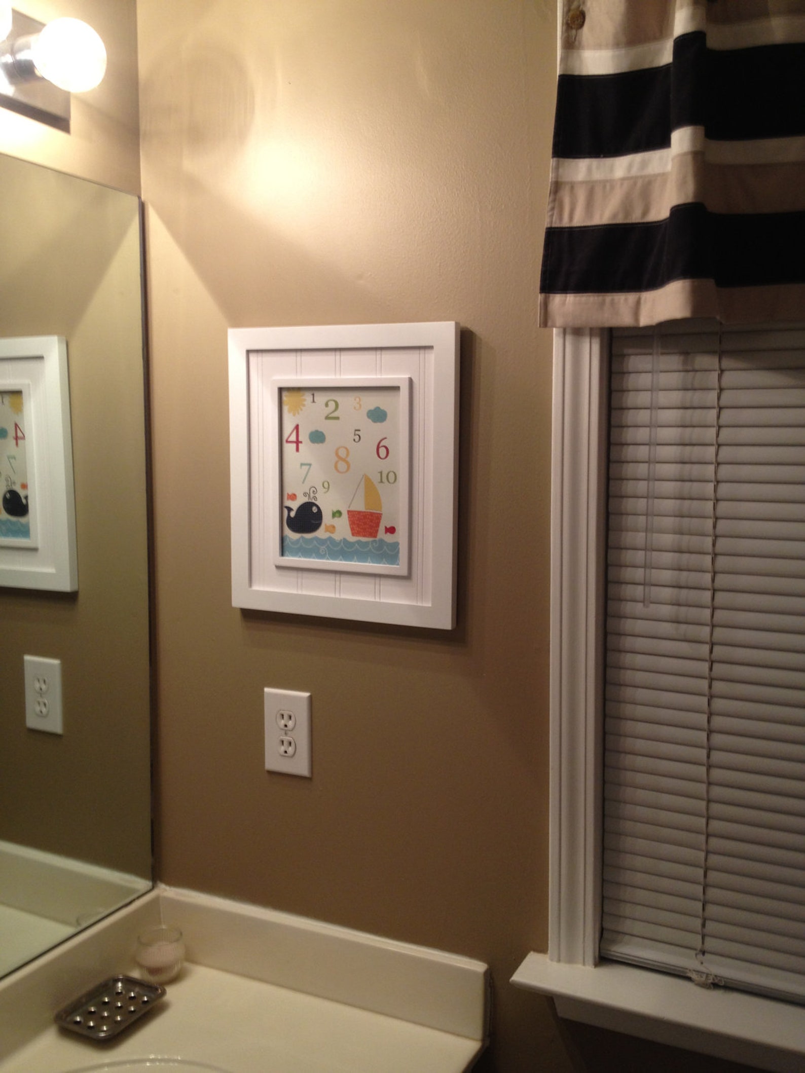 Bathroom Print for Kids Nursery Wall Art Baby Shower Gift Etsy