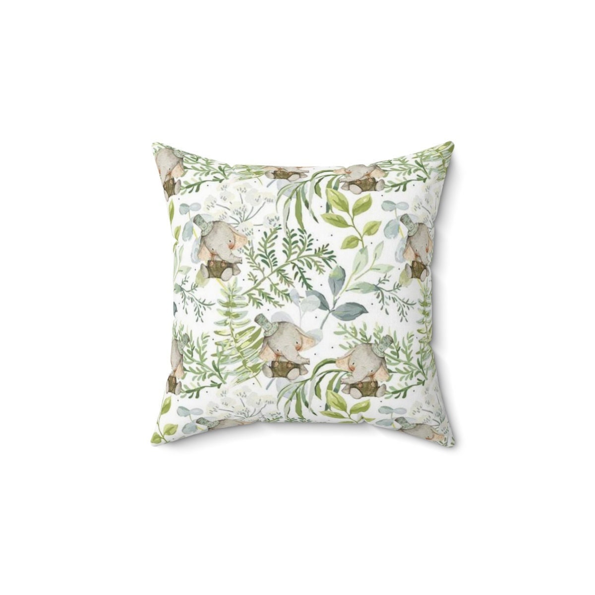 Discover Jungle Animals Throw Pillow for Baby Nursery Decor