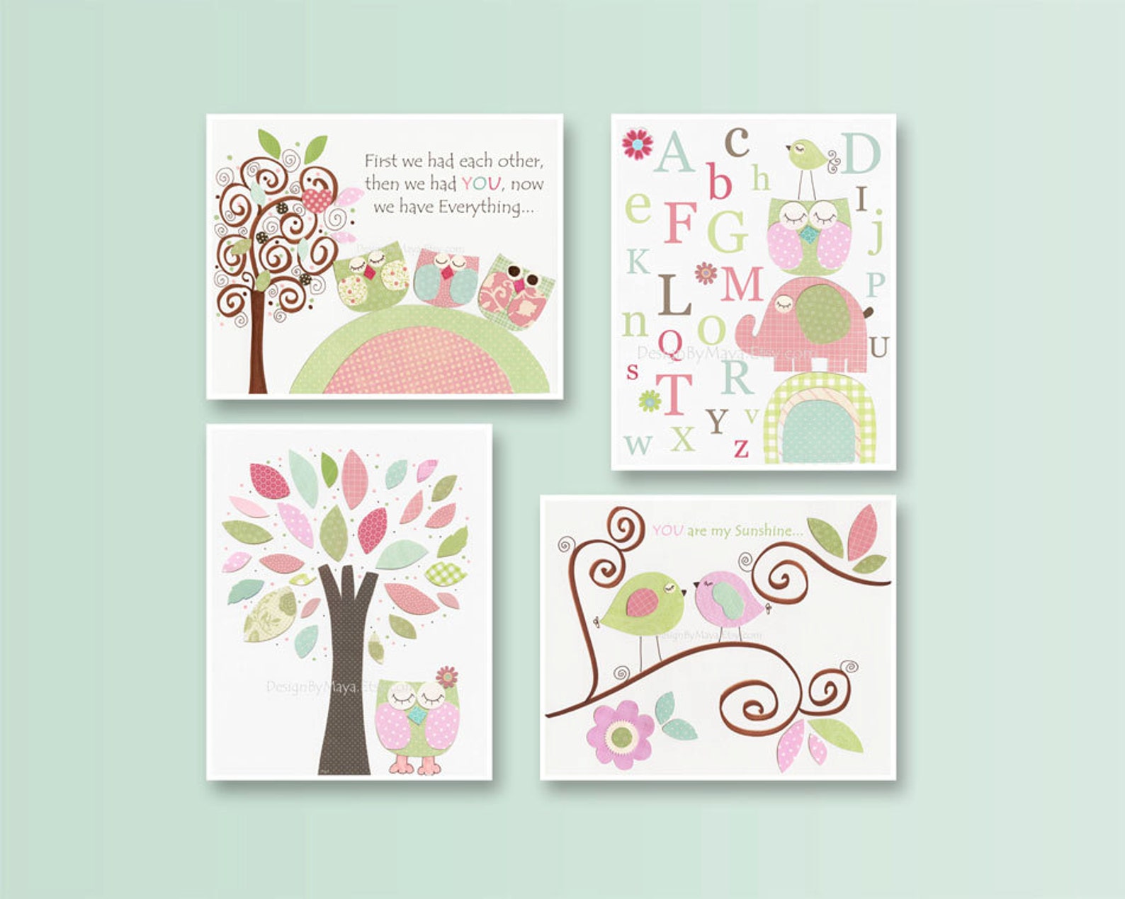 Baby Girl Room Ideas Nursery wall Art Print For Girls Baby Etsy